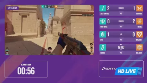 Poster siaran MOUZ NXT VS LPH