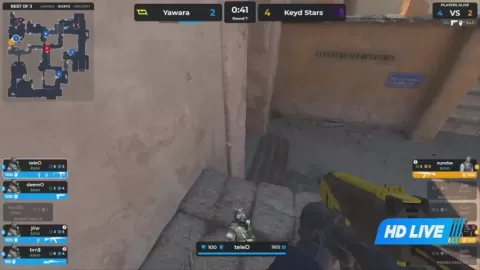 Poster siaran Ex-keyd-stars VS Yawara