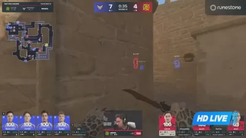 Poster siaran Ninjas in Pyjamas VS HEROIC