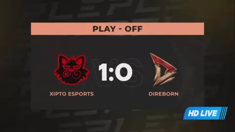 Poster siaran Xipto Esports VS Direborn