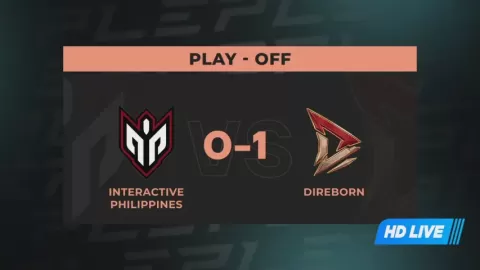 Poster siaran Interactive Philippines VS Direborn