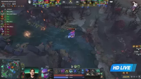 Poster siaran Team Liquid VS 1w Team