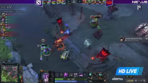 Poster siaran Amaru Gaming VS New Growth