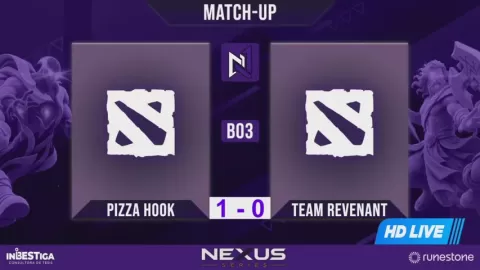 Poster siaran Pizza Hook VS Team Revenant