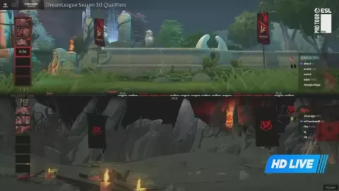 Poster siaran Direborn VS Xipto Esports