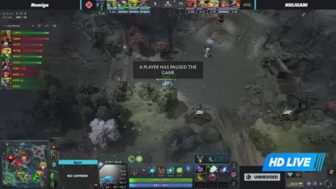 Poster siaran L1GA TEAM VS Nemiga Gaming
