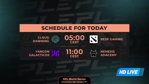 Poster siaran Cloud Dawning VS RG