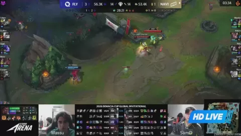 Poster siaran Natus Vincere VS FlyQuest