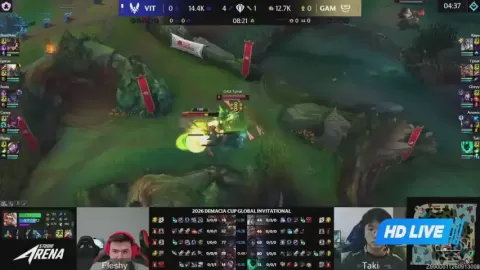 Poster siaran GAM Esports VS Team Vitality