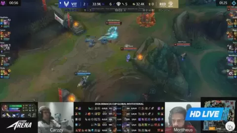 Poster siaran Team Vitality VS RED Canids