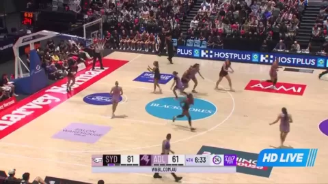 Poster siaran Sydney Flames Women VS Adelaide Link Lightning Women