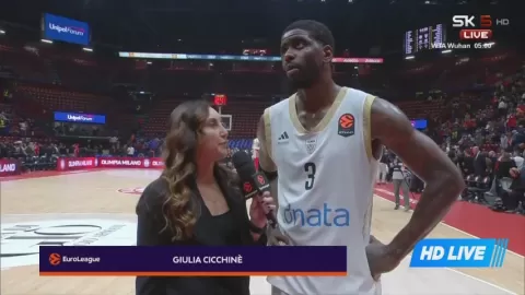 Poster siaran Olimpia Milano VS Dubai
