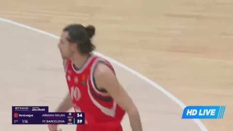 Poster siaran Olimpia Milano VS Barcelona
