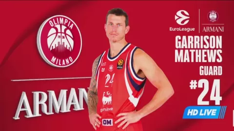 Poster siaran Olimpia Milano VS Real Madrid