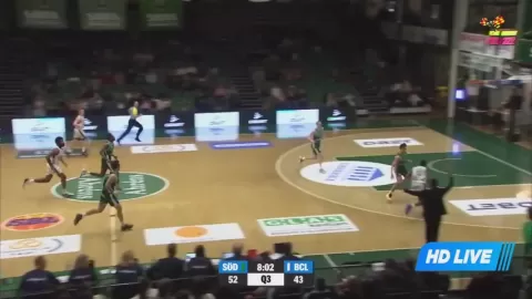 Poster siaran Sodertalje BBK VS BC Lulea