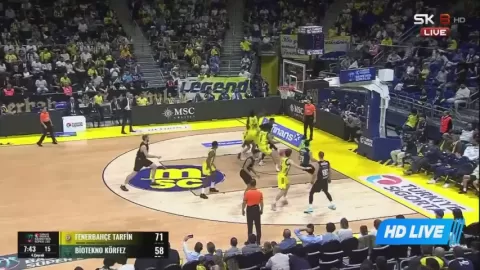 Poster siaran Fenerbahçe Tarfin VS Glint Korfez Basket