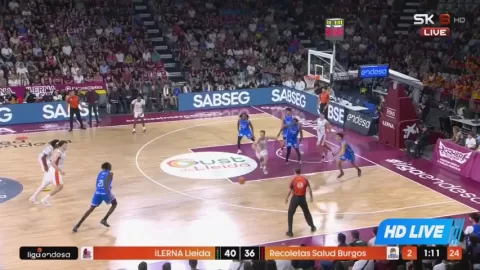 Poster siaran Forca Lleida VS San Pablo Burgos