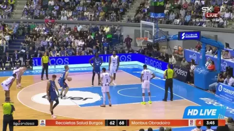 Poster siaran San Pablo Burgos VS Monbus Obradoiro