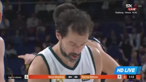 Poster siaran Real Madrid VS Bizkaia Bilbao Basket