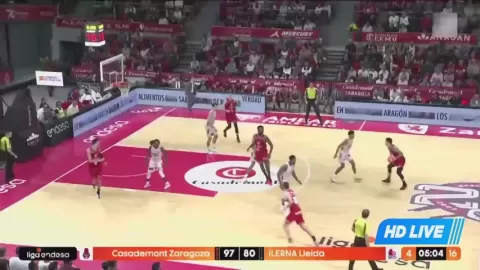 Poster siaran Casademont Zaragoza VS Forca Lleida