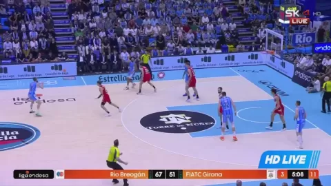 Poster siaran C.B. Breogan Lugo VS Basquet Girona