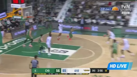 Poster siaran Wonju Dongbu Promy VS Seoul Samsung Thunders