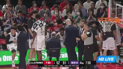 Poster siaran Chiba Jets VS Tokyo Sunrockers