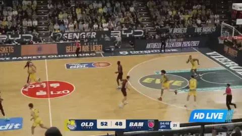 Poster siaran EWE Baskets Oldenburg VS Brose Bamberg
