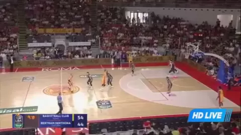 Poster siaran BC Roma SPQR VS Derthona Basket