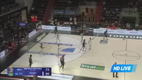 Poster siaran Derthona Basket VS Maxima Roma