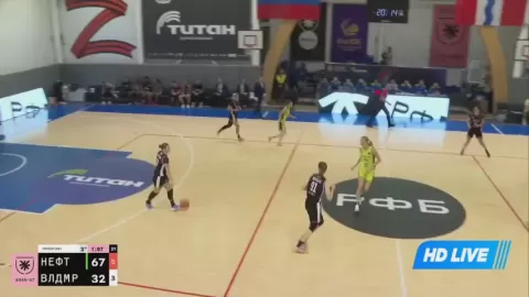 Poster siaran Neftyanik-Titan Omsk Oblast Women VS VLSU Vladimir University Women