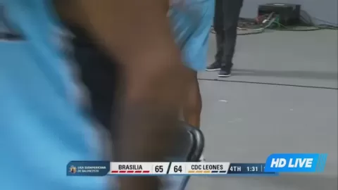 Poster siaran CAIXA Brasília Basquete VS Colegio Los Leones