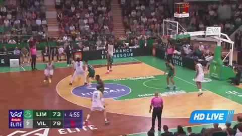 Poster siaran Limoges VS Lyon-Villeurbanne