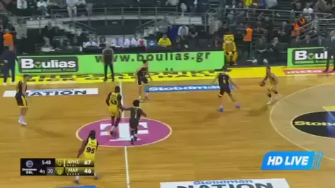 Poster siaran Aris Thessaloniki B.C. VS Maroussi B.C.