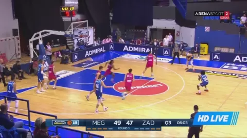 Poster siaran Mega Tbilisi VS KK Zadar