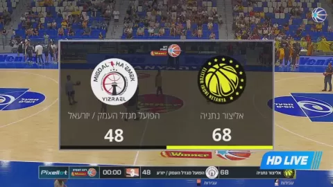 Poster siaran Elizzur Maccabi Netanya VS Hapoel Migdal Haemek