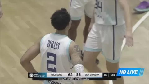 Poster siaran Kolossos Rhodes H Hotels Collection B.C. VS SCM Craiova