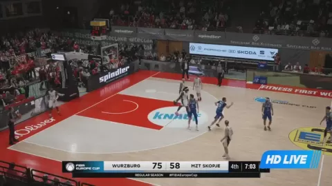 Poster siaran Würzburg VS MZT Skopje