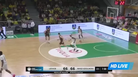 Poster siaran ONYX Levice VS Szolnoki Olajbanyasz