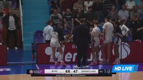 Poster siaran Basket Lattes Montpellier Women VS Ensino Lugo Women