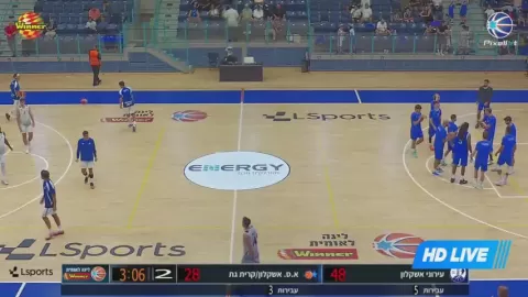 Poster siaran Elitzur Ashkelon VS Maccabi Kiryat Gat