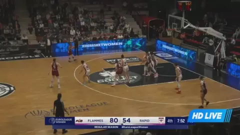 Poster siaran Flammes Carolo Basket Women VS Rapid Bucuresti Women