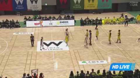 Poster siaran ENEOS Sunflowers Women VS Mitsubishi Electric Dolphins Women