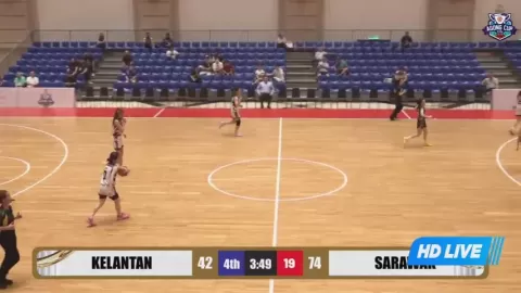 Poster siaran Kelantan Women VS Sarawak Women
