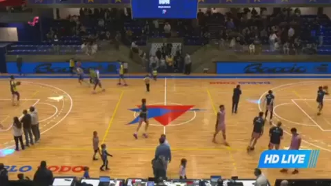 Poster siaran Bigua VS Hebraica y Macabi