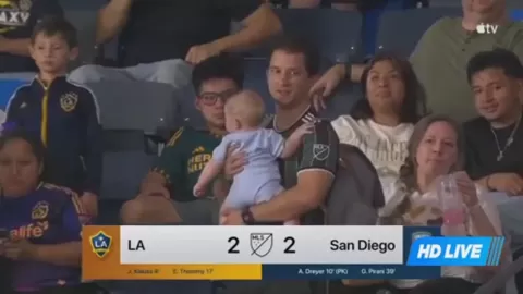 Poster siaran Los Angeles Galaxy VS San Diego FC