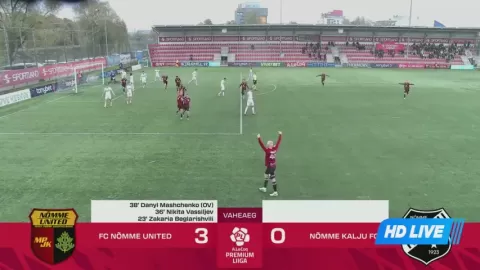 Poster siaran FC Nomme United VS Nomme JK Kalju