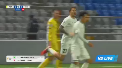 Poster siaran FC Astana VS FK Kaspyi Aktau