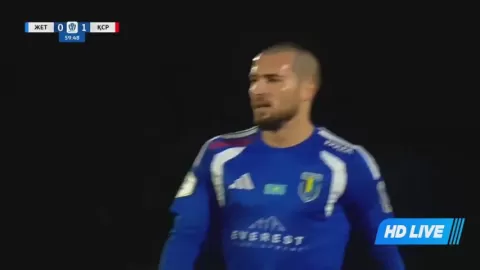 Poster siaran FC Zhetysu Taldykorgan VS Kaisar Kyzylorda