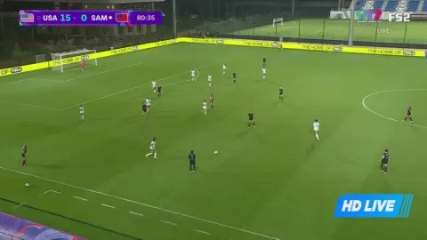 Poster siaran USA U17 Women VS Samoa U17 Women
